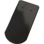 Черепица керамическая Jacobi Biberschwanzziegel вулканический чёрный