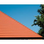 Цементно-песчаная черепица Baltic Tile рядовая Sea Wave красный