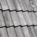 Цементно-песчаная черепица Baltic Tile рядовая Sea Wave антик серый