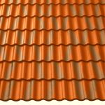 Цементно-песчаная черепица рядовая BRAAS Янтарь антик красная