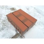 Клинкер фасадный ЛСР М300 красный флешинг Ноттингем гладкий 250х85х65 0.7 НФ