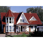 Черепица керамическая Jacobi Biberschwanzziegel каминный красный