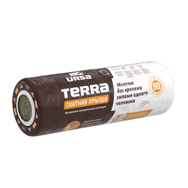 Утеплитель URSA TERRA 35 QN Скатная крыша Утеплитель URSA TERRA 35 QN Скатная крыша