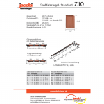 Черепица керамическая Jacobi Z10 благородный медный