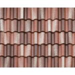 Цементно-песчаная черепица рядовая BRAAS Адриа Красная