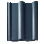 Цементно-песчаная рядовая черепица BRAAS Франкфуртская черная