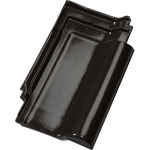 Черепица керамическая Jacobi J13 вулканический чёрный