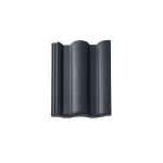 Цементно-песчаная черепица рядовая BRAAS Таунус графит