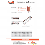 Черепица керамическая Jacobi Z5 вулканический чёрный