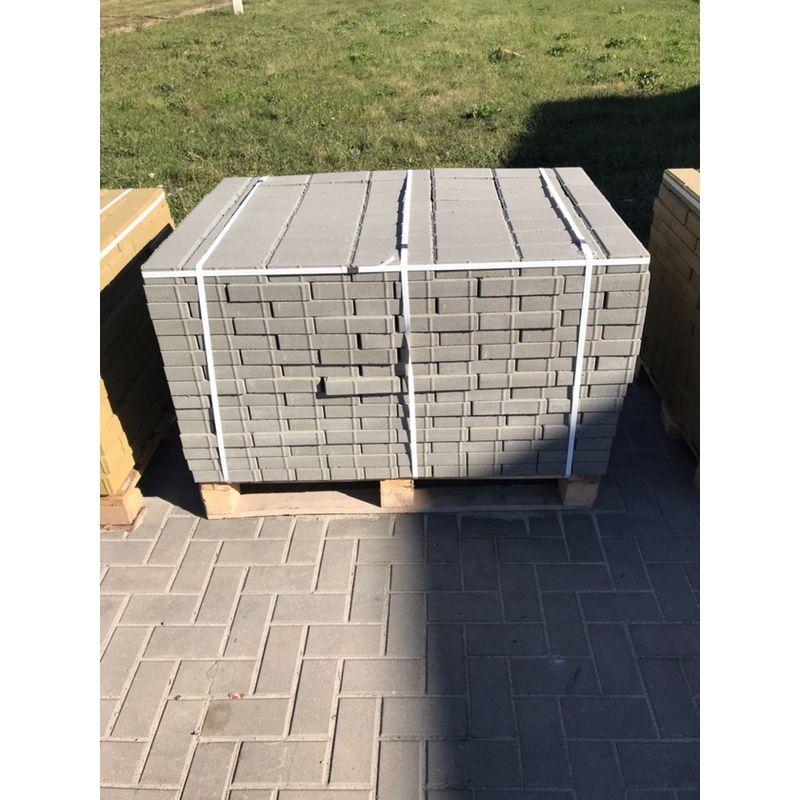 Плитка тротуарная бетонная Бел-Блок Серая 200*100*45 Плитка тротуарная бетонная Бел-Блок Серая 200*100*45