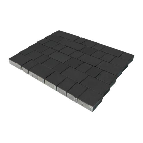 Плитка тротуарная бетонная Зенит Черноземье «Европа» 60мм черный
