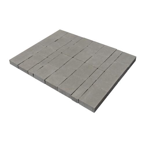 Плитка тротуарная бетонная Зенит Черноземье «Лаура» 60мм серый