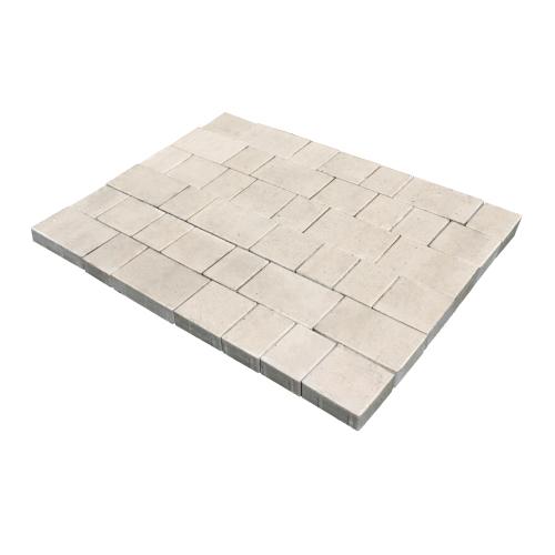 Плитка тротуарная бетонная Зенит Черноземье «Европа» 60мм белый