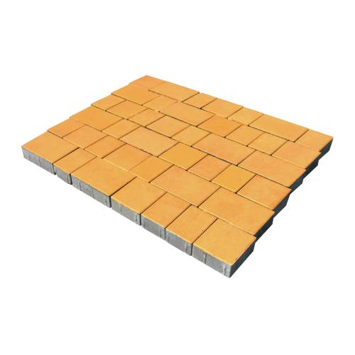 Плитка тротуарная бетонная Зенит Черноземье «Европа» 60мм желтый