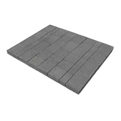 Плитка тротуарная бетонная Зенит Черноземье «Аурика» 60мм серый
