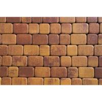 Плитка тротуарная бетонная Зенит Черноземье «Старый Город» 2 камня 60мм color-mix «Старый двор»