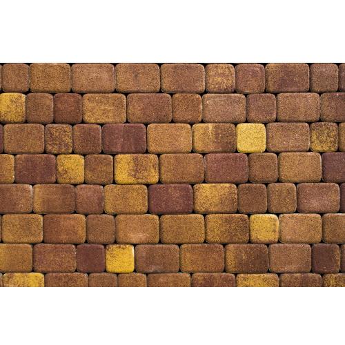 Плитка тротуарная бетонная Зенит Черноземье «Старый Город» с гранитной пов. 60мм color-mix «Золотая осень»