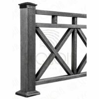 Балясина Sequoia Evolution 3D WOOD 50х50х2900 BROWN