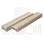 Перила Sequoia Evolution 3D WOOD 45х90х3000 WHITE