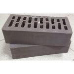 Кирпич облицовочный Тербунский Гончар М175 Графит Гладкий 250х120х88 мм 1. 4 НФ