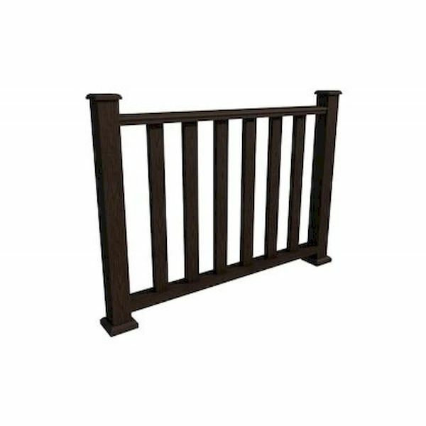 Перила WOODVEX Select фигурные 50х100х3000 Графит