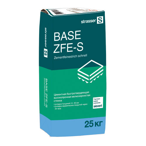BASE ZFE-S Цементная быстротвердеющая стяжка BASE ZFE-S