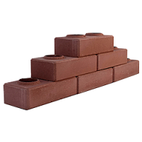 Лего кирпич облицовочный гиперпрессованный Графит премиум-класса фирмы ERMIX