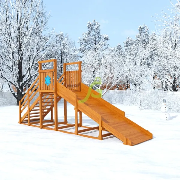 Зимняя горка ‘IgraGrad Snow Fox Start’, скат 4 м