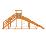 Зимняя горка ‘IgraGrad Snow Fox Start’, скат 4 м