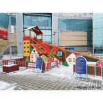 Зимняя горка “IgraGrad Snow Fox (Домик)”, скат 10 м