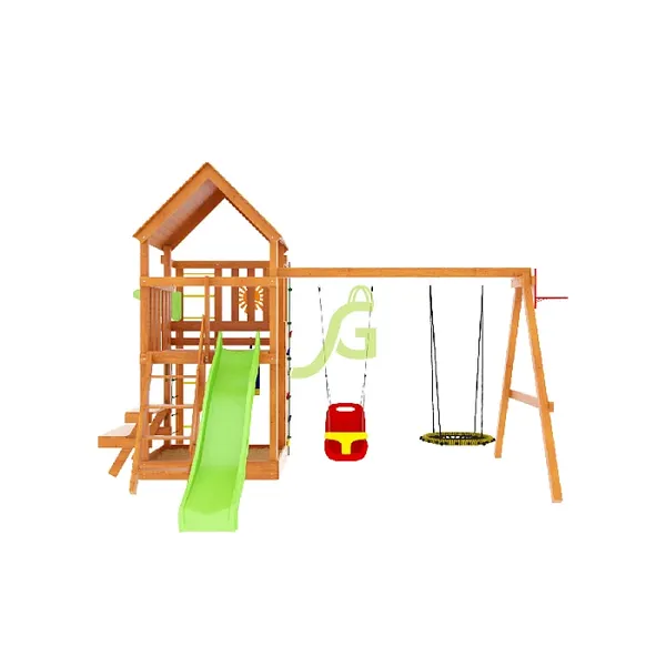 Детская площадка IgraGrad Крафт Pro 3 (скат 2,2)