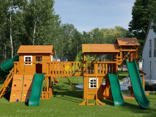 Детская деревянная площадка ‘IgraGrad Домик 6’