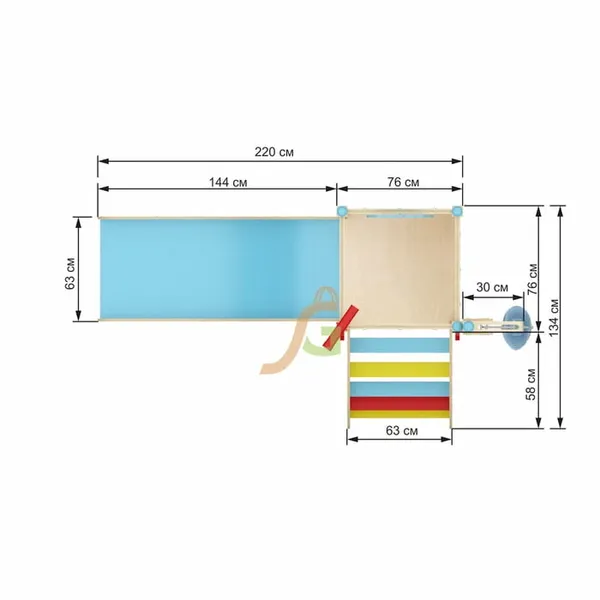 Детская игровая площадка IgraGrad 3 Детская игровая площадка IgraGrad 3