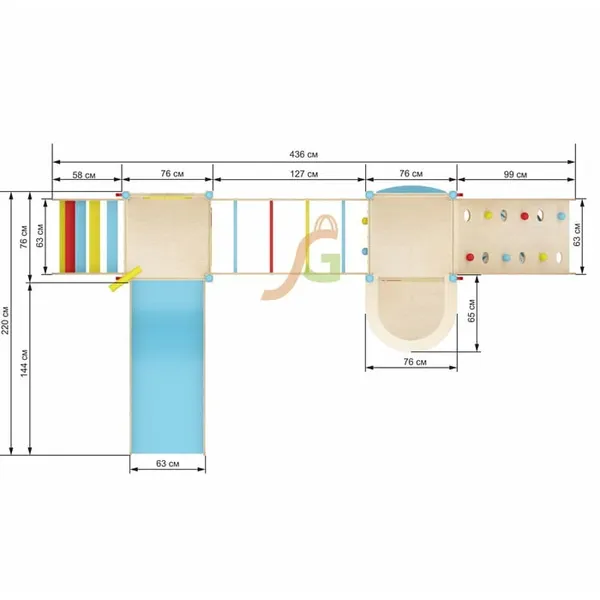 Домашний спортивный комплекс IgraGrad 5 Домашний спортивный комплекс IgraGrad 5