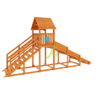 Заливная горка ‘IgraGrad Snow Fox Start с крышей’, скат 4 м