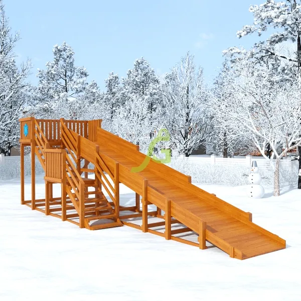 Зимняя горка ‘IgraGrad Snow Fox’, скат 8 м
