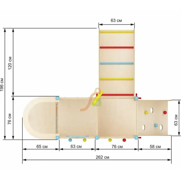 Детская площадка для дома IgraGrad 4 Детская площадка для дома IgraGrad 4