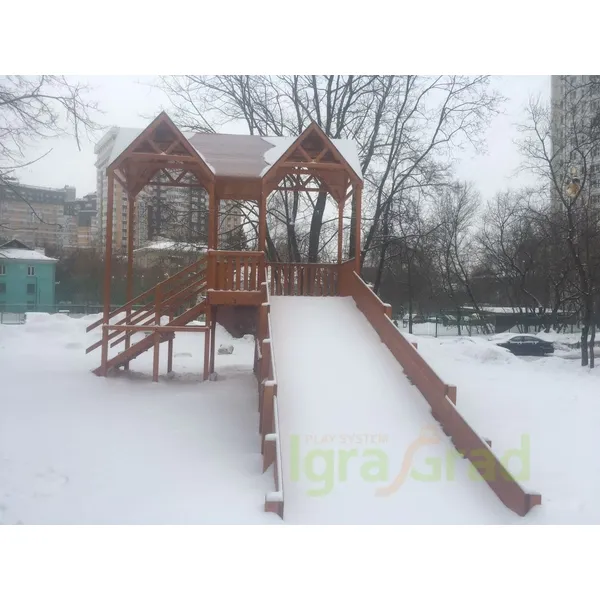 Зимняя горка ‘IgraGrad Snow Fox Макси’, скат 10 м Зимняя горка ‘IgraGrad Snow Fox Макси’, скат 10 м