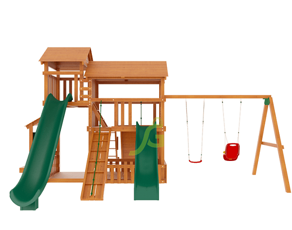 Детская деревянная площадка ‘IgraGrad Домик 3’