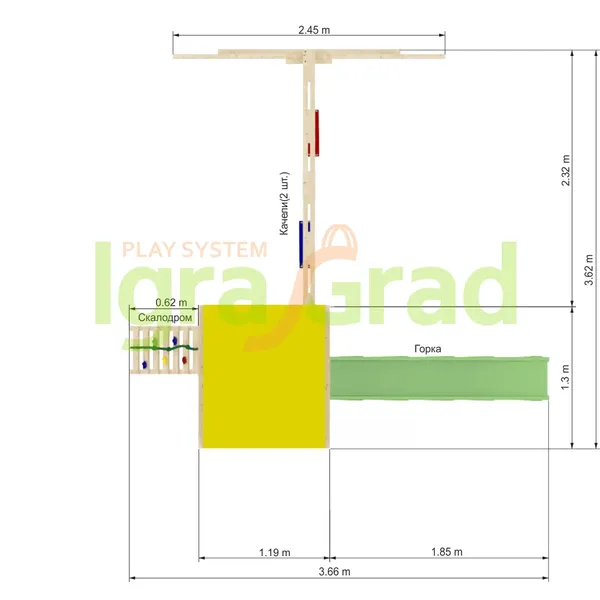 Детская площадка IgraGrad Крафтик Детская площадка IgraGrad Крафтик