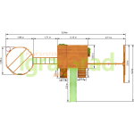 Детская площадка IgraGrad Клубный домик 2 с WorkOut