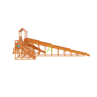 Зимняя деревянная горка ‘IgraGrad Snow Fox 12 м’ с двумя скатами