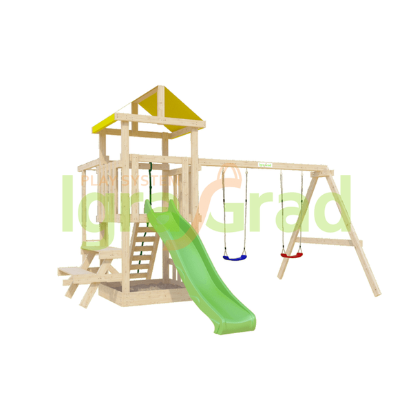 Детская площадка IgraGrad Крафтик со столиком и рукоходом Детская площадка IgraGrad Крафтик со столиком и рукоходом