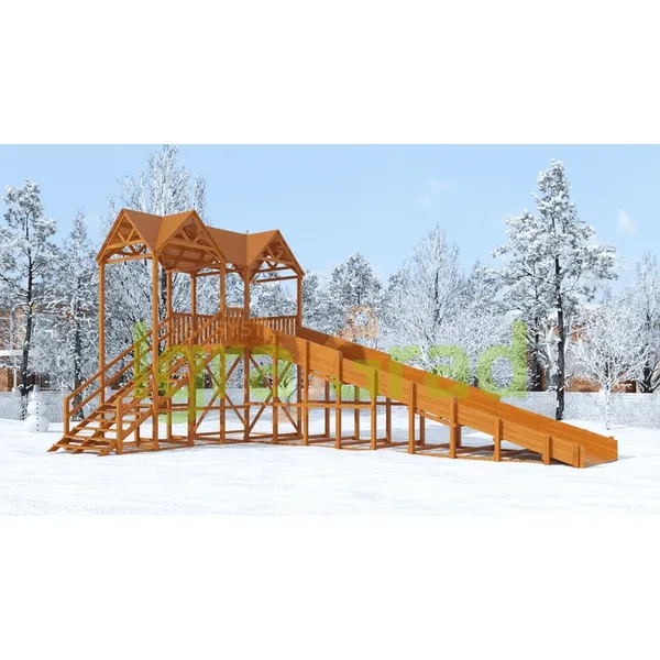 Зимняя горка ‘IgraGrad Snow Fox Макси’, скат 10 м Зимняя горка ‘IgraGrad Snow Fox Макси’, скат 10 м