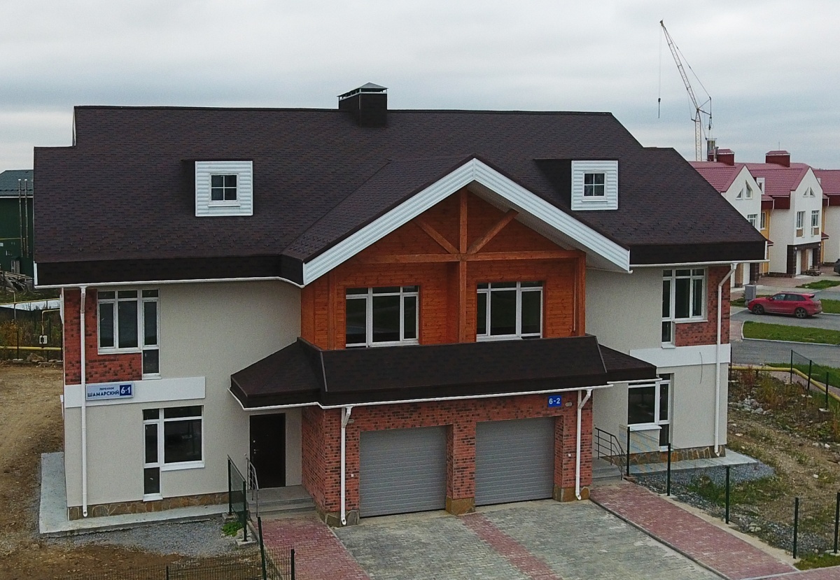 Гибкая черепица Premium, Генуя, Какао Гибкая черепица Premium, Генуя, Какао