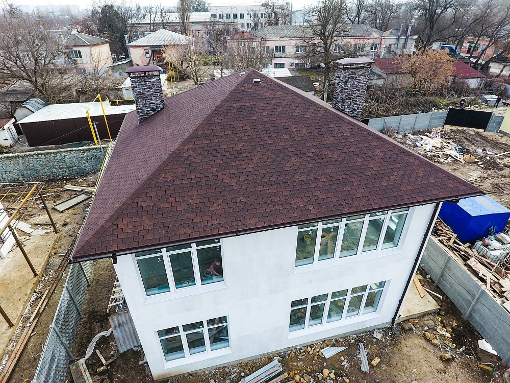 Гибкая черепица Standard, Крона, Коричневый Гибкая черепица Standard, Крона, Коричневый