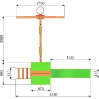 Детская площадка ‘IgraGrad Спорт 1 с зимним модулем’