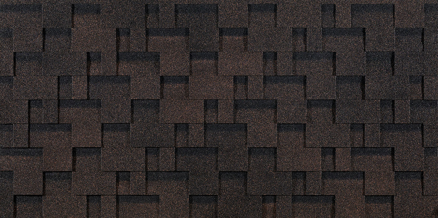 Гибкая черепица Eurasia, Лабиринт, Коричневый Гибкая черепица Eurasia, Лабиринт, Коричневый