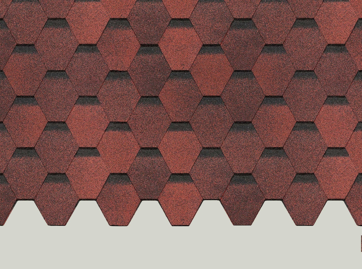 Гибкая черепица Europa, Карат, Красный Гибкая черепица Europa, Карат, Красный