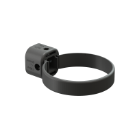 Хомут универсальный для водосточной трубы LUX, шоколад